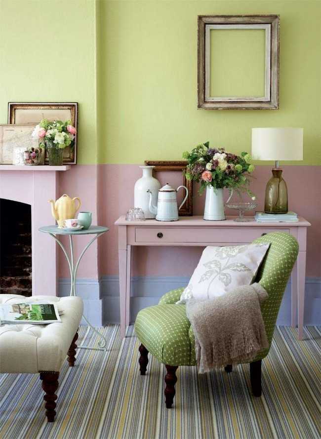 Фисташковый цвет в интерьере - сочетание с другими цветами: фото идеи для гостиной, спальни, кухни, детской