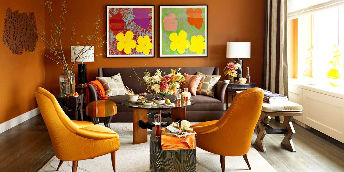 Коричневая гостиная: дизайн, сочетание цветов, стили и фото интерьеров (48 фото) | дизайн и интерьер
