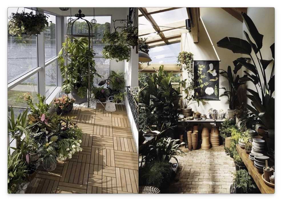 Летний и зимний сад на балконе – технические моменты и идеи оформления