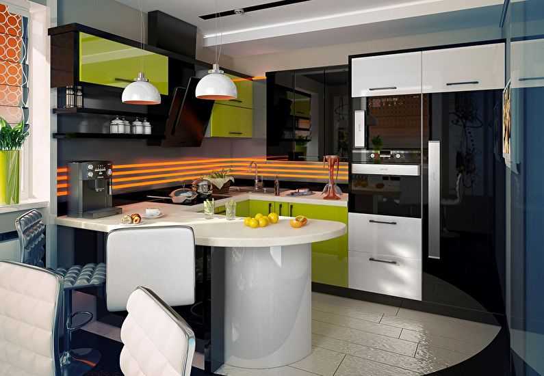 Кухня в стиле модерн: особенности стиля и фото лучших дизайнерских решений (160 фото)