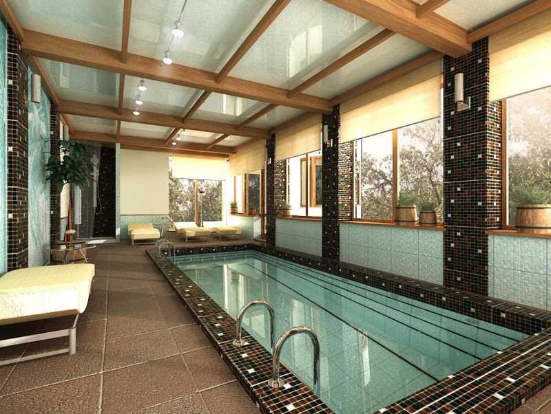 75 оригинальных решений декорирования бассейна в фото — строительный проект