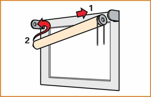 Как снять рулонные шторы закрытого типа? - мебель и интерьер - советы по выбору