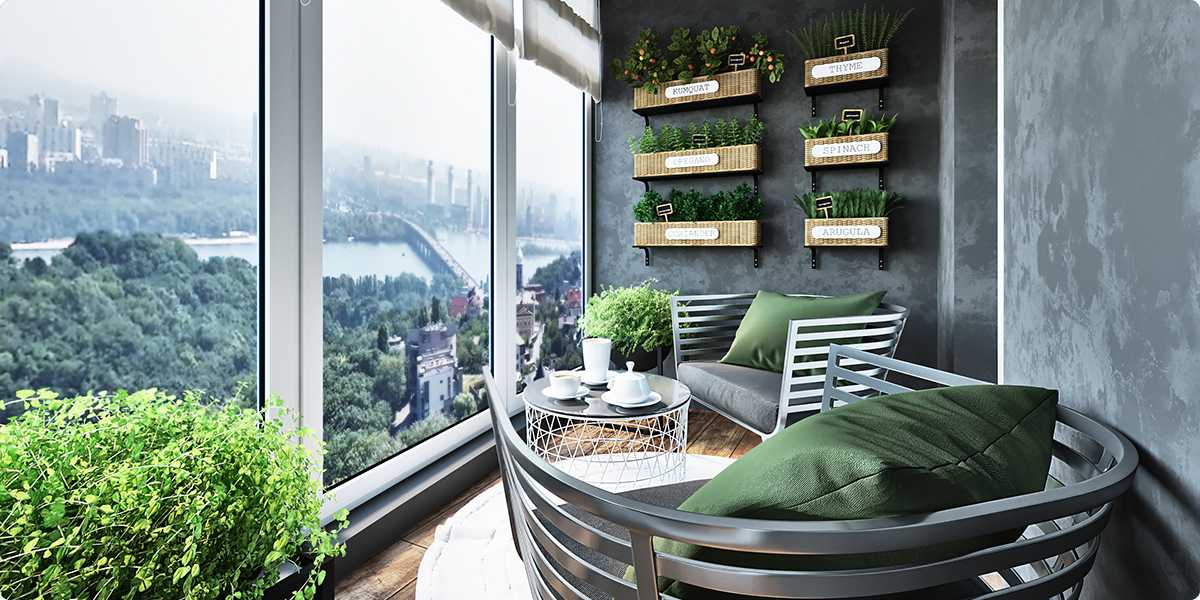 Красивый дизайн балкона (75 фото) | лучшие идеи !!!
