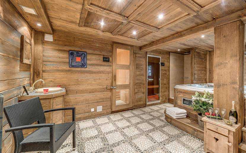 Дизайн бани, предбанника и душевой: интерьер помывочной, оформление в современном русском стиле