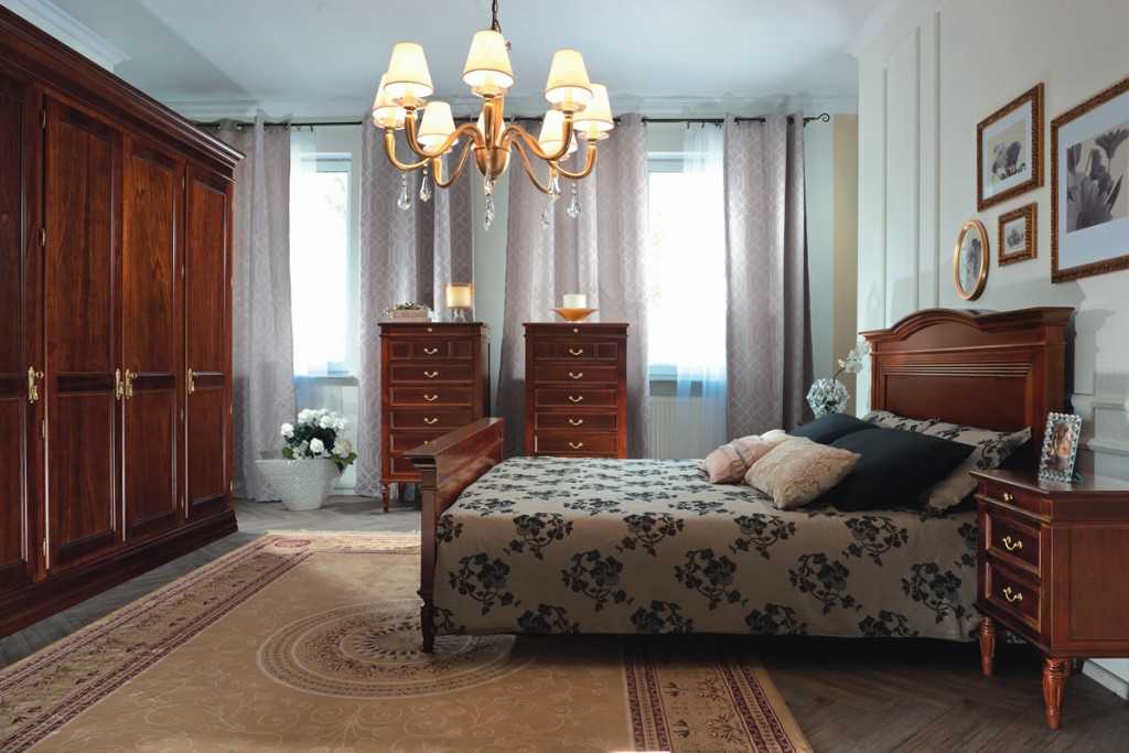 Мебель для спальни, кухни, зала и гостиной светло коричневого цвета Цвет орех современный дизайн мебели на фото Шкафы, столы и стулья, диваны серого цвета