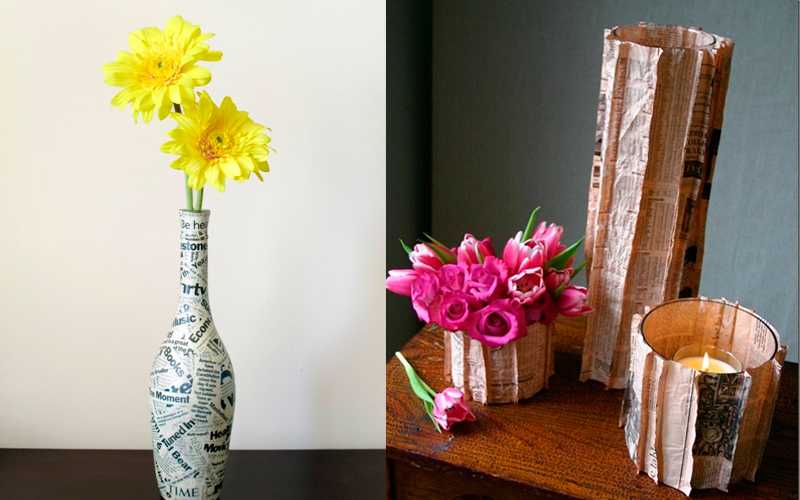 Большой шедевр своими руками: делаем напольную вазу для украшения дома