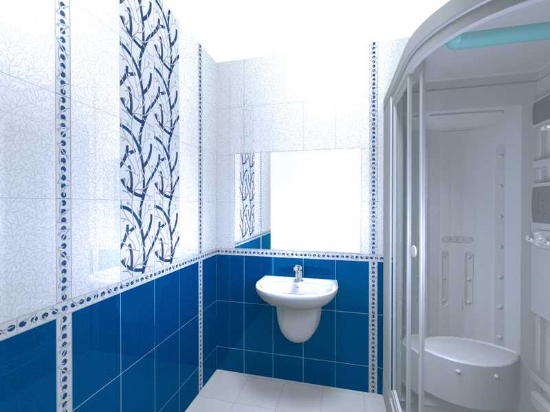 Оптимальный размер плитки для ванной комнаты