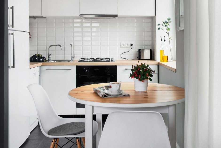 Дизайн маленькой кухни - 75 фото интерьеров, идеи, советы | современные и модные кухни
