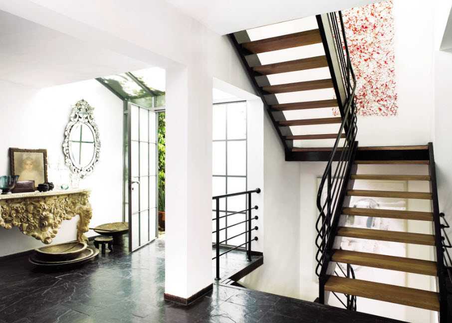 Лестница в частном доме (140 фото) | лучшие дизайнерские проекты