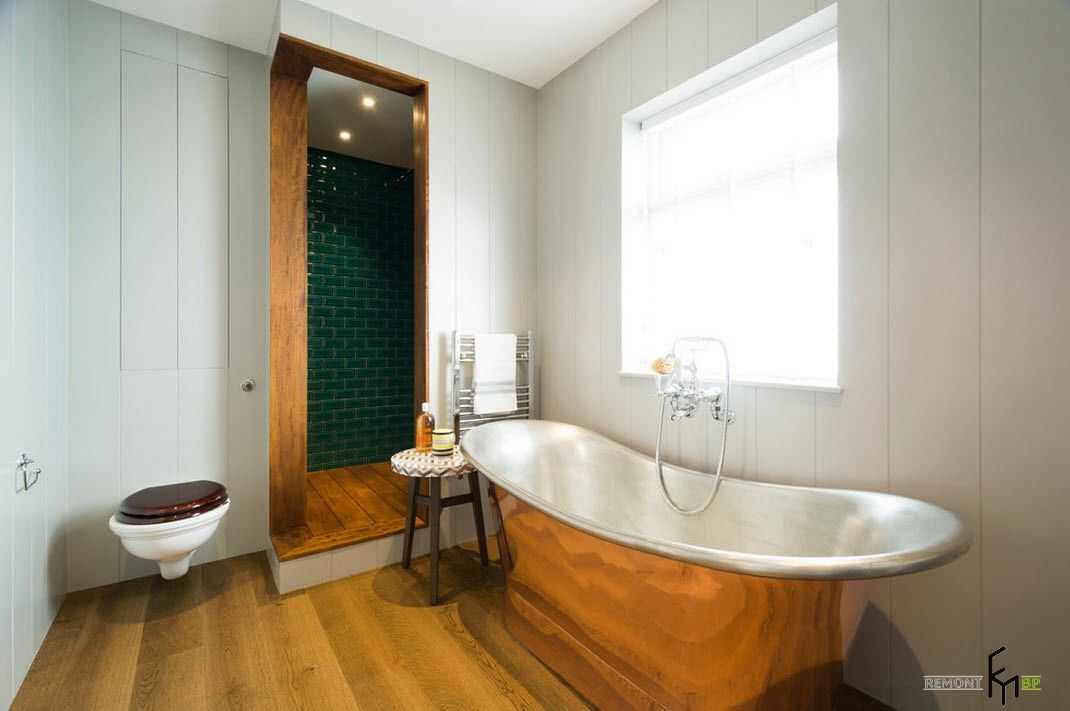 Ванная комната в деревянном доме: материалы для стен и гидроизоляция пола, советы по дизайну помещения и фото