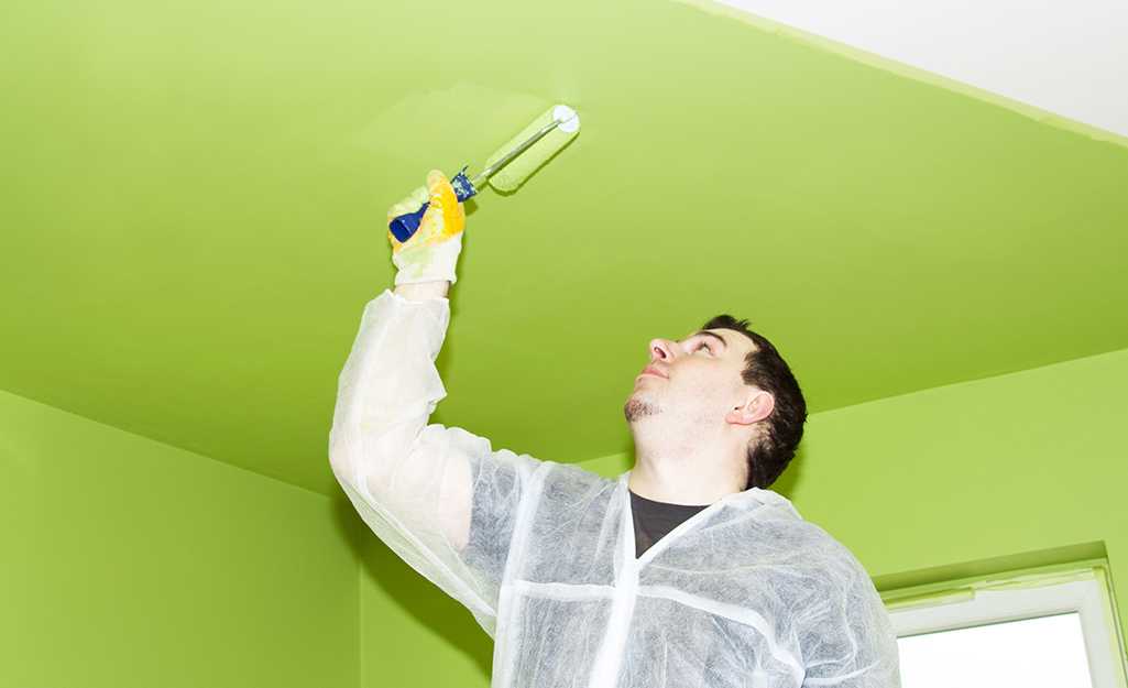 Чем покрасить потолок на кухне: выбор надежной краски и технология нанесения