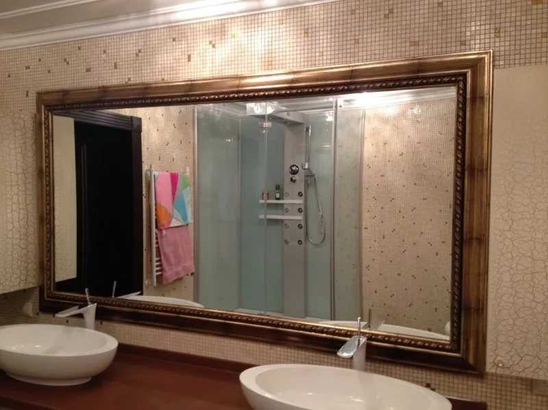 Зеркало в ванной: на какой высоте вешать зеркало над раковиной