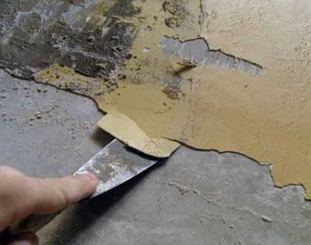 Снятие старого покрытия с деревянной поверхности