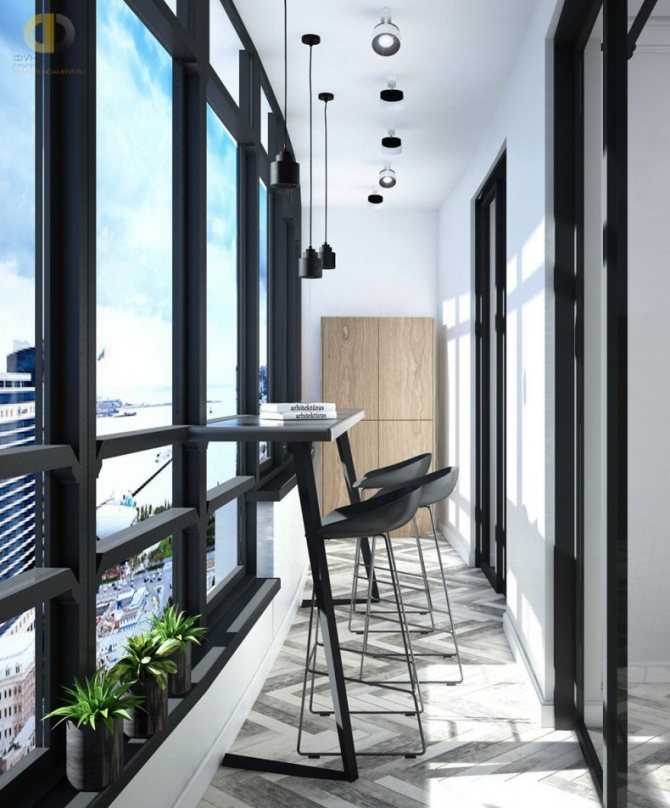 Дизайн балкона в квартире - актуальные варианты отделки и крутые идеи оформления (125 фото и видео)