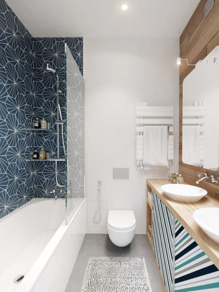 Плитка в ванную комнату: 110 фото лучших идей дизайна и украшения ванной комнаты