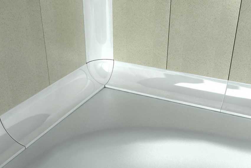 Стык между ванной и стеной — как заделать?