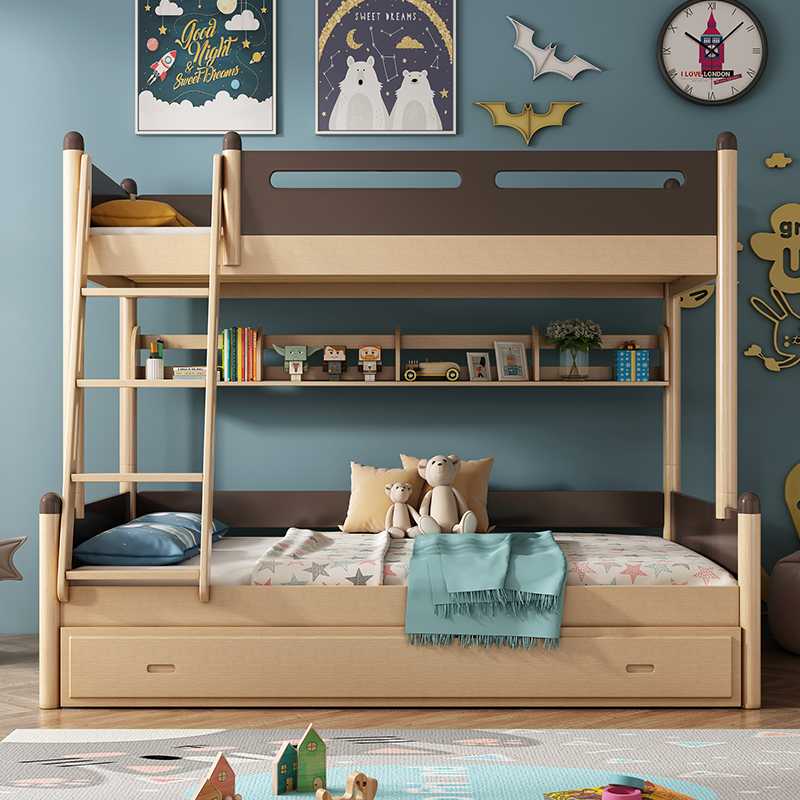 Детская комната с двухъярусной кроватью: преимущества .
