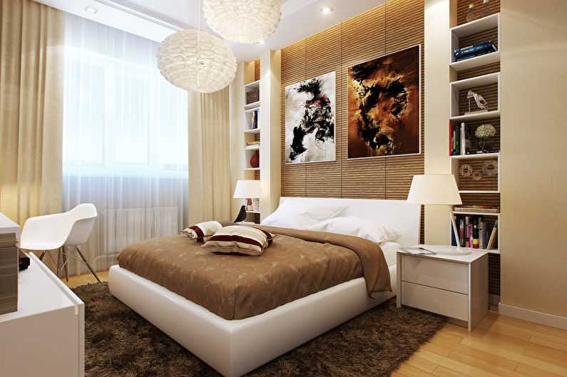 Большая спальня - 100 фото современных дизайнерских решений