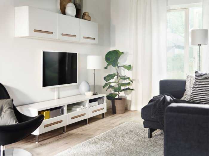 Гостиная ИКЕА 100 фото современных идей дизайна интерьеров Модная мебель ИКЕА диваны, стенки, белая, модульная мебель Кухнягостиная в стиле ИКЕА