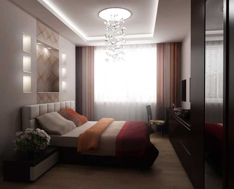 Прямоугольная спальня: оптимальный дизайн и лучшие варианты оформления спальниварианты планировки и дизайна