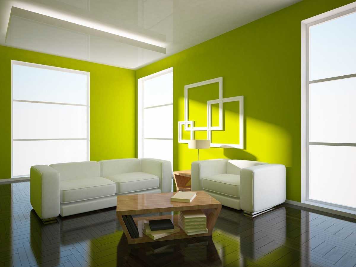 Цвет стен в гостиной со светлым полом, в теплых тонах - 33 фото