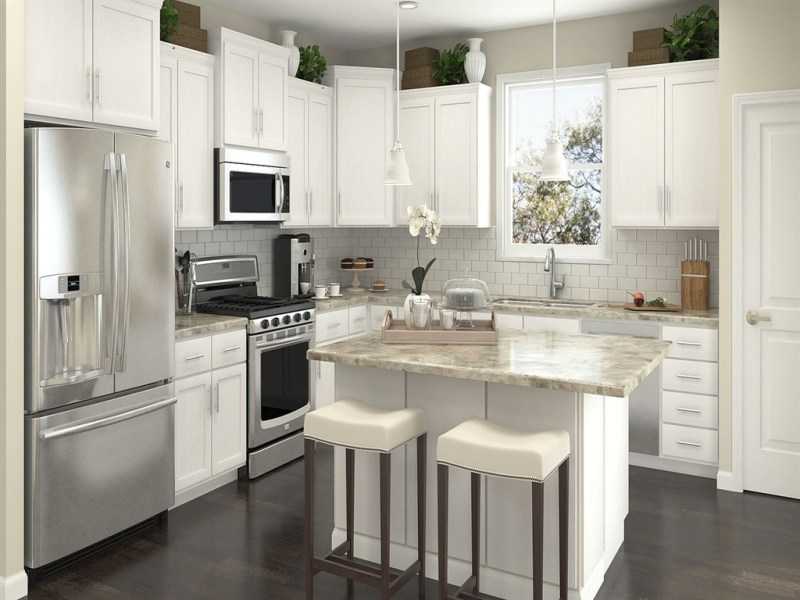 Дизайн прямоугольной кухни: варианты для маленькой и большой кухни - 65 фото