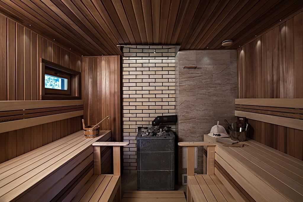 Как выглядит современная сауна в ванной комнате Устройство сауны, ее стен и вентиляции Идеи по внутреннем оформлении кабинки и дверей Выбор места для сауны