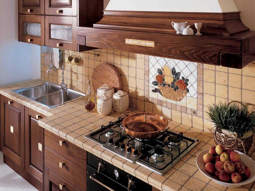 Плитка для кухни на фартук: 105 фото примеров реального интерьера кухни для плитки