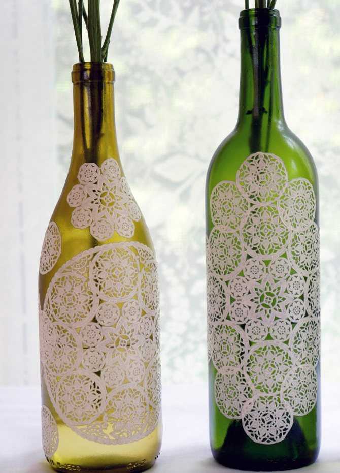 Декор бутылок: 110 фото вдохновляющих идей праздничного украшения бутылок