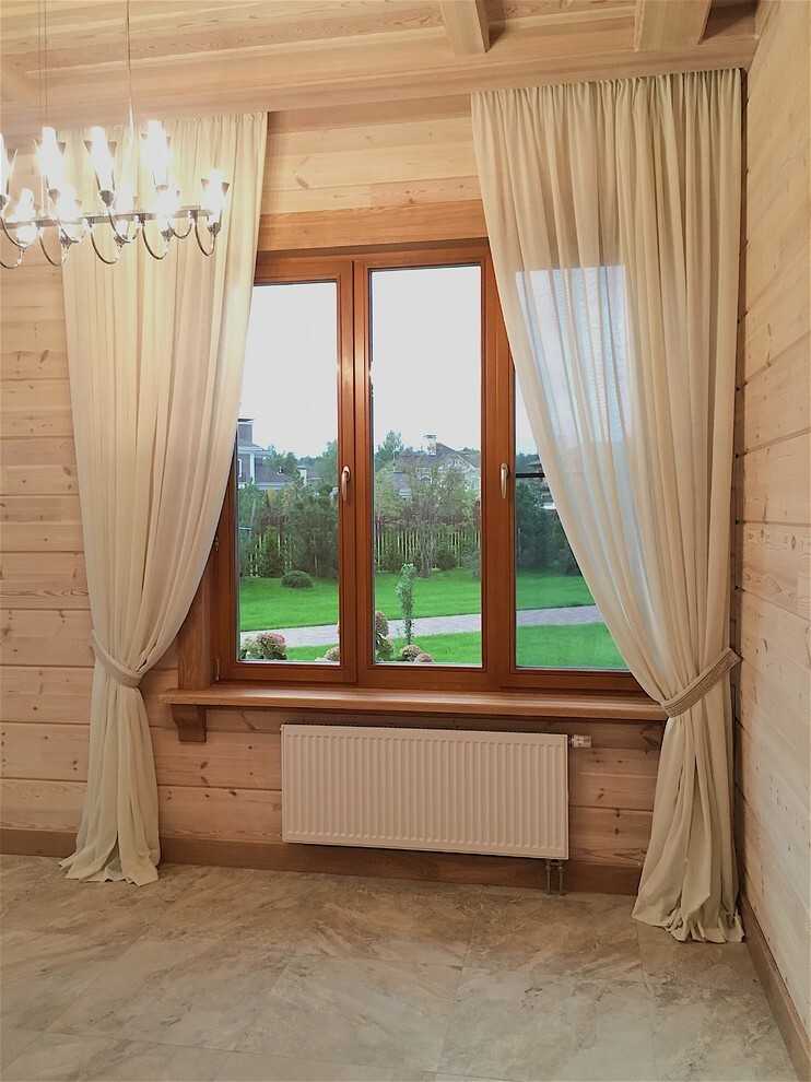 Выбор штор для деревянного дома: 5 полезных советов