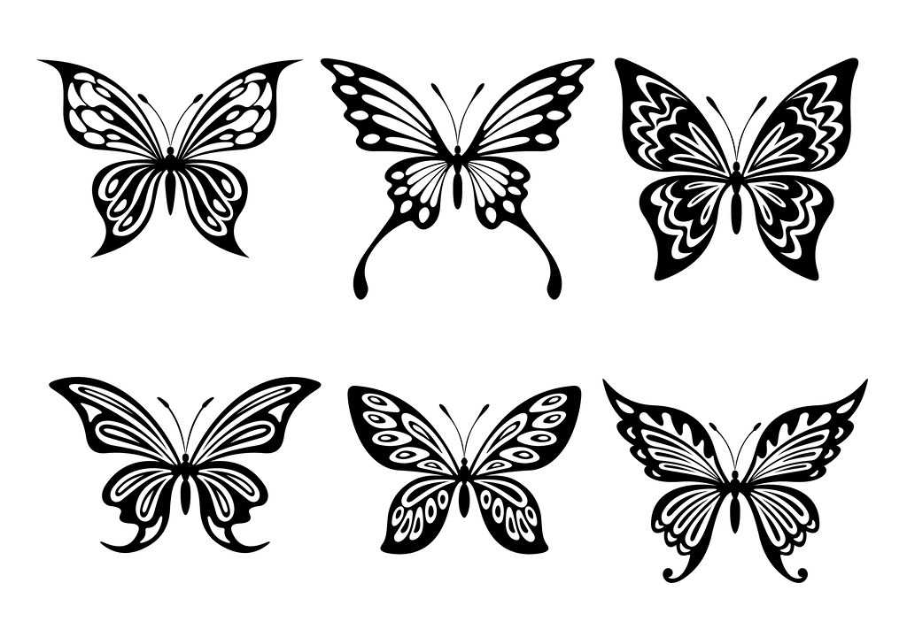 Бабочки для декора своими руками: из бумаги, объемные, трафареты