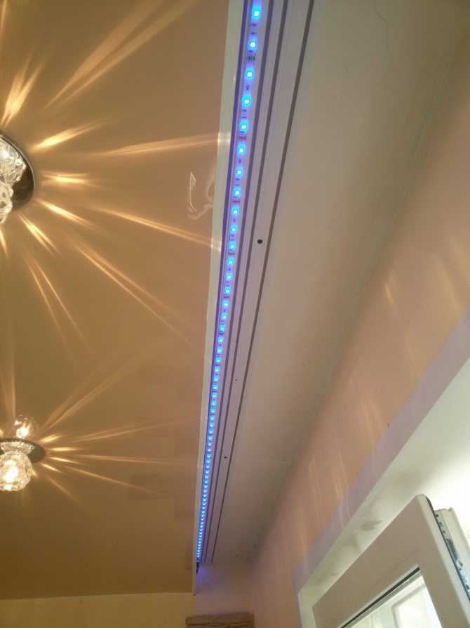 Как сделать подсветку штор светодиодной лентой