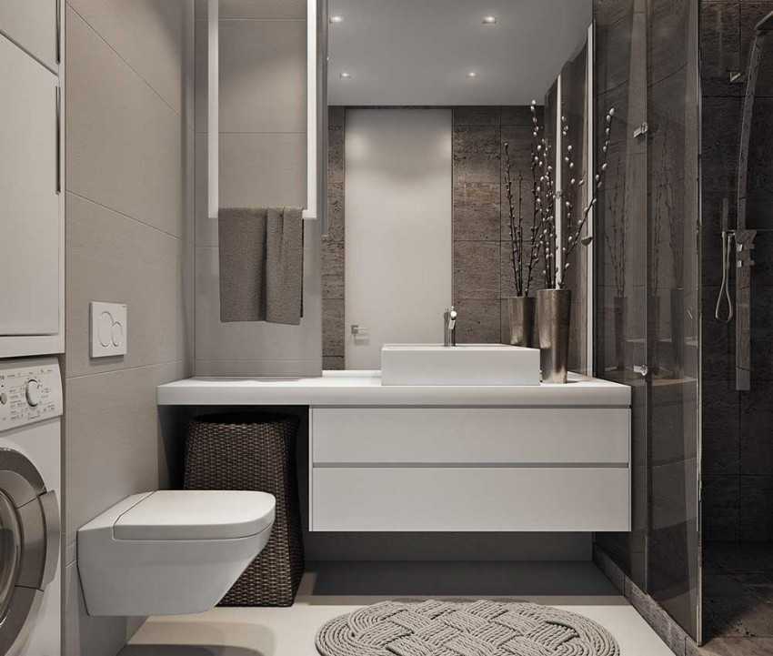 Дизайн ванной комнаты 6 кв. м. - 105 фото стильных и современных идей оформления ванной