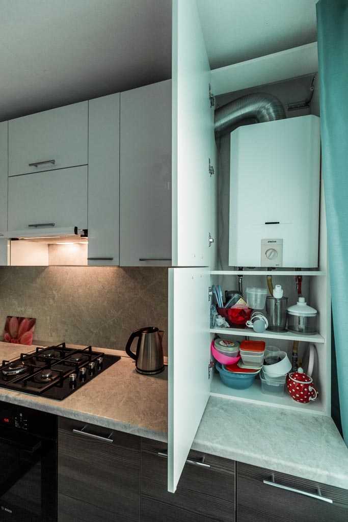 Декор газовой трубы в кухне: как скрыть не пряча в стену? 54 фото идей и красивых решений