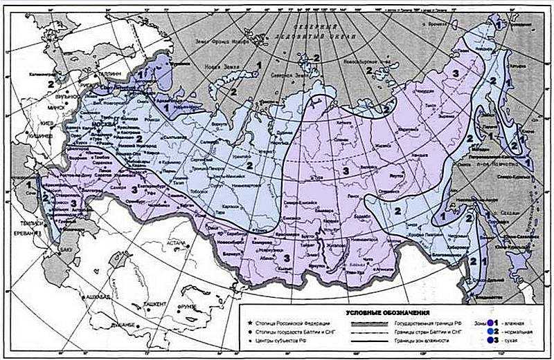 Климатические зоны россии 1, 2, 3, 4, 5, 6: расшифровка