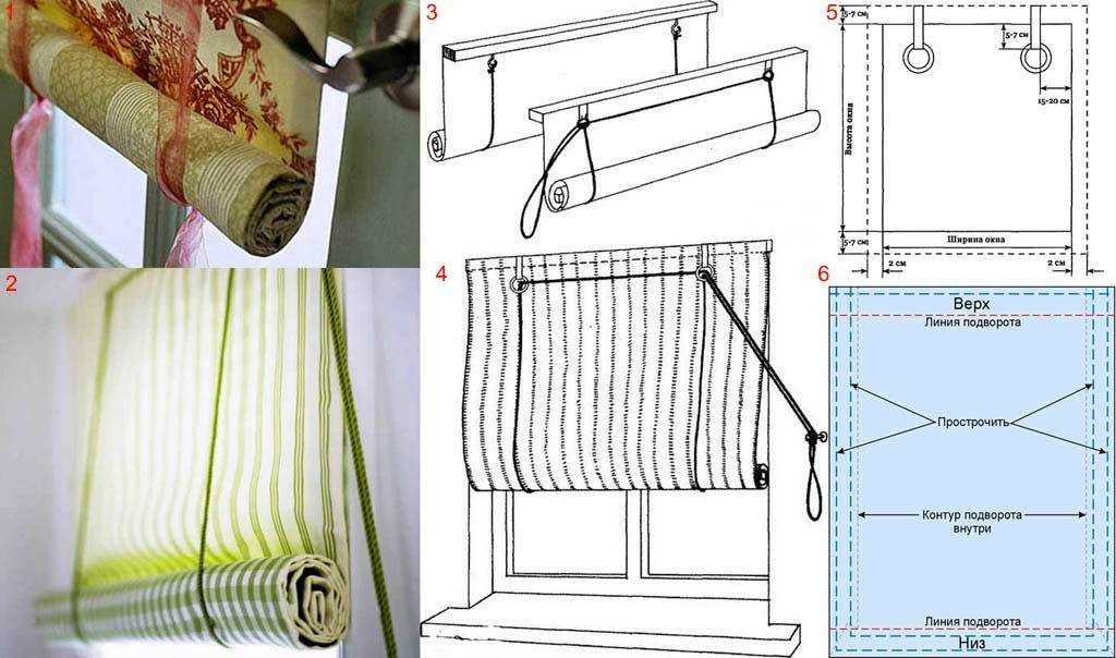 Римские шторы своими руками – инструкция по применению, установке и сочетанию с дизайном интерьера
