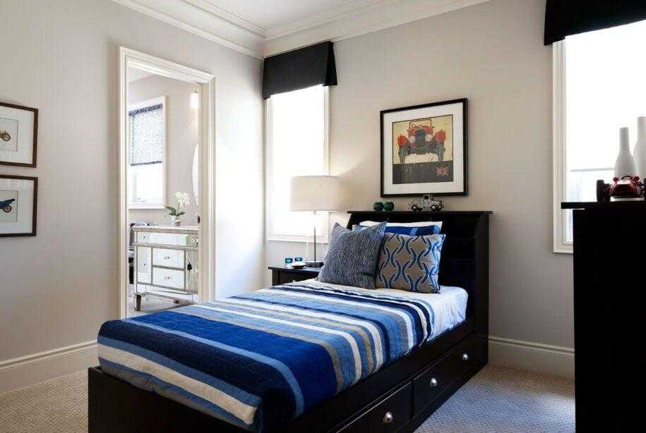 Дизайн спальни со шкафами: смелые решения по зонированию. планировке и дизайну (120 фото)