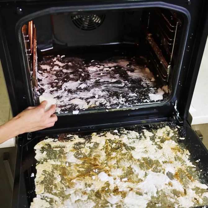 Народные способы как отмыть духовку от жира и нагара Рейтинг популярных моющих средства Устраняем запах в духовки после мытья