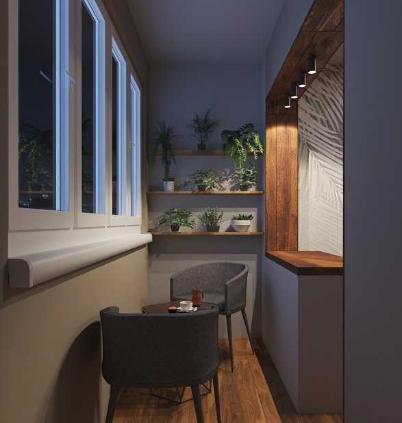 Балкон, совмещенный с кухней — 100 фото идей дизайна