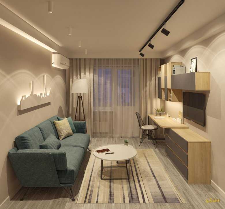 Дизайн двухкомнатной квартиры - 114 фото идей интерьера