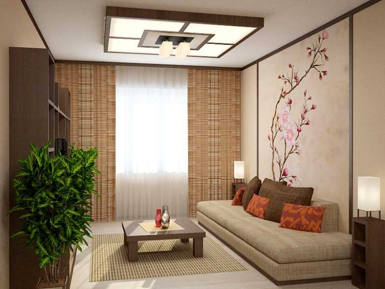 Красивый японский интерьер квартиры на фото Спальня, гостиная, ванная, зал и кухня в японском стиле на фото Мебель в японском стиле