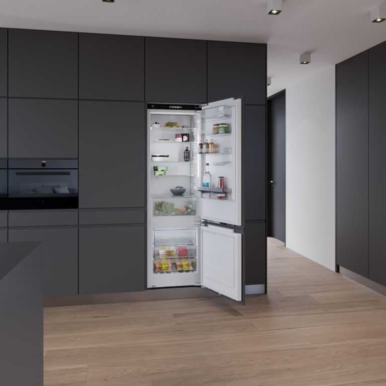 Холодильник на кухне - 190 фото грамотного размещения и примеры интерьерных дизайн-проектов с холодильником