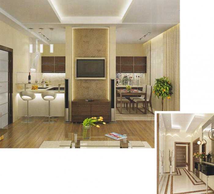 Дизайн гостиной 20 кв. м. фото готовых интерьеров. совмещение с кухней, спальней