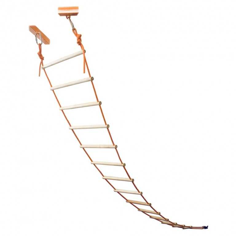 Веревочная лестница своими руками: изготовление и материалы