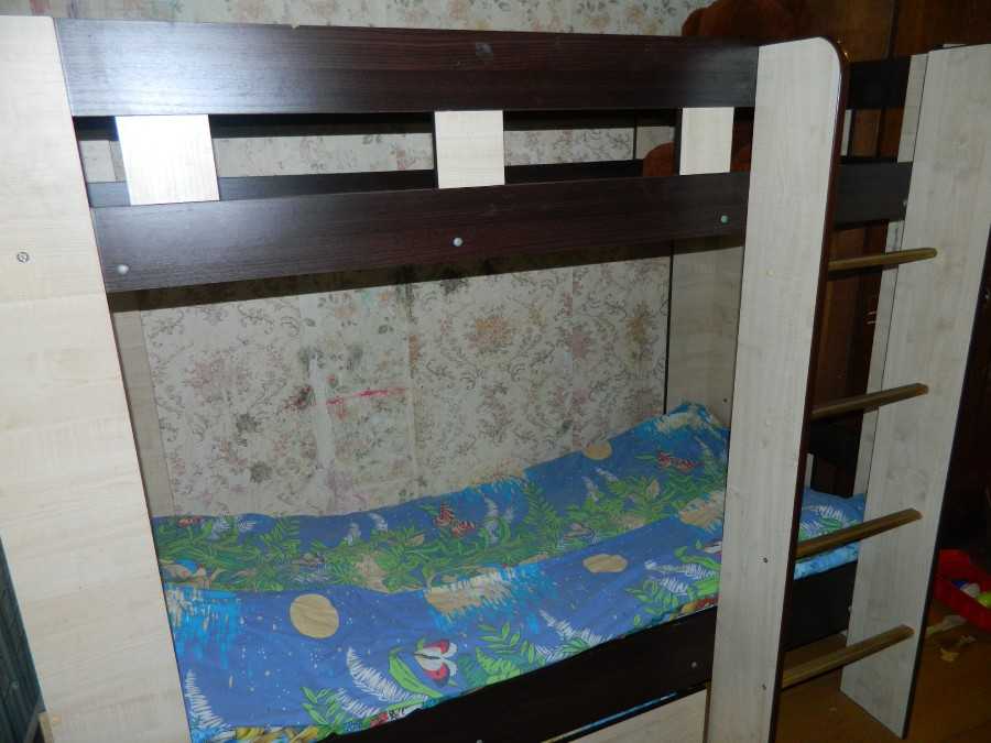 Детская двухъярусная кровать из дерева — проект и инструкция по сборке