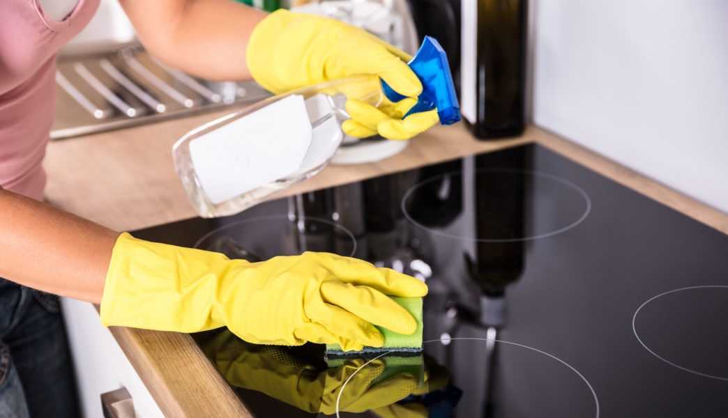 Как очистить стеклокерамическую плиту: средства, инструменты, народные способы — домашние советы
