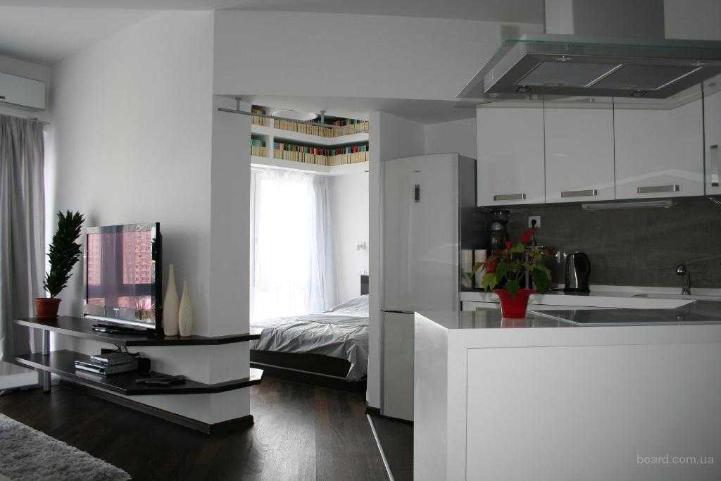 Кухня-спальня в одной комнате — примеры идеального зонирования и планировки. топ-100 фото новинок дизайна совмещенной спальни