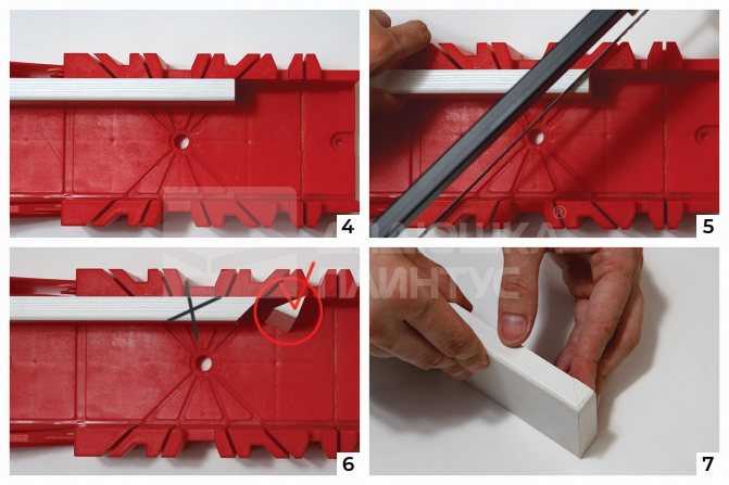 Как разрезать пластиковый плинтус - постройка