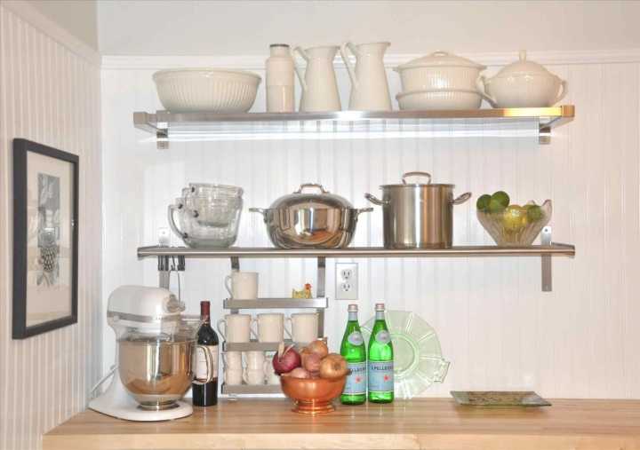 Стеллажи для кухни - 50 фото функциональных дизайнерских решенийкухня — вкус комфорта