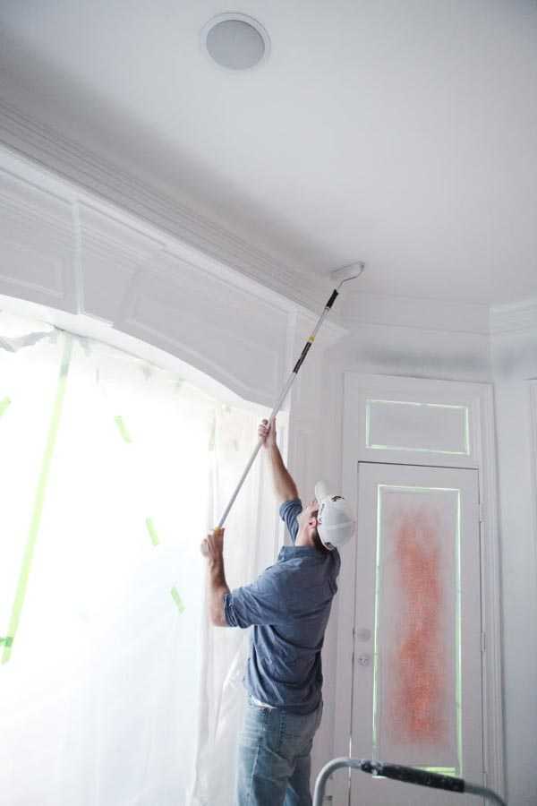 Краска для потолка на кухне какая лучше, потолочная покраска, советы начинающим